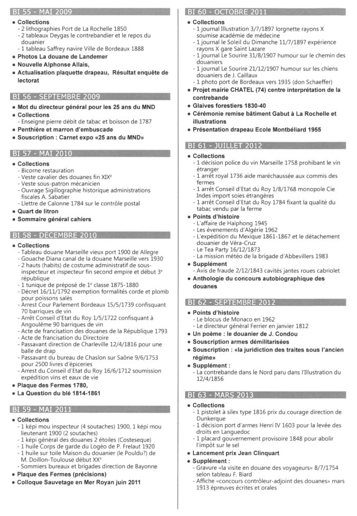 sommaire general des bulletins dinformation de lahad association